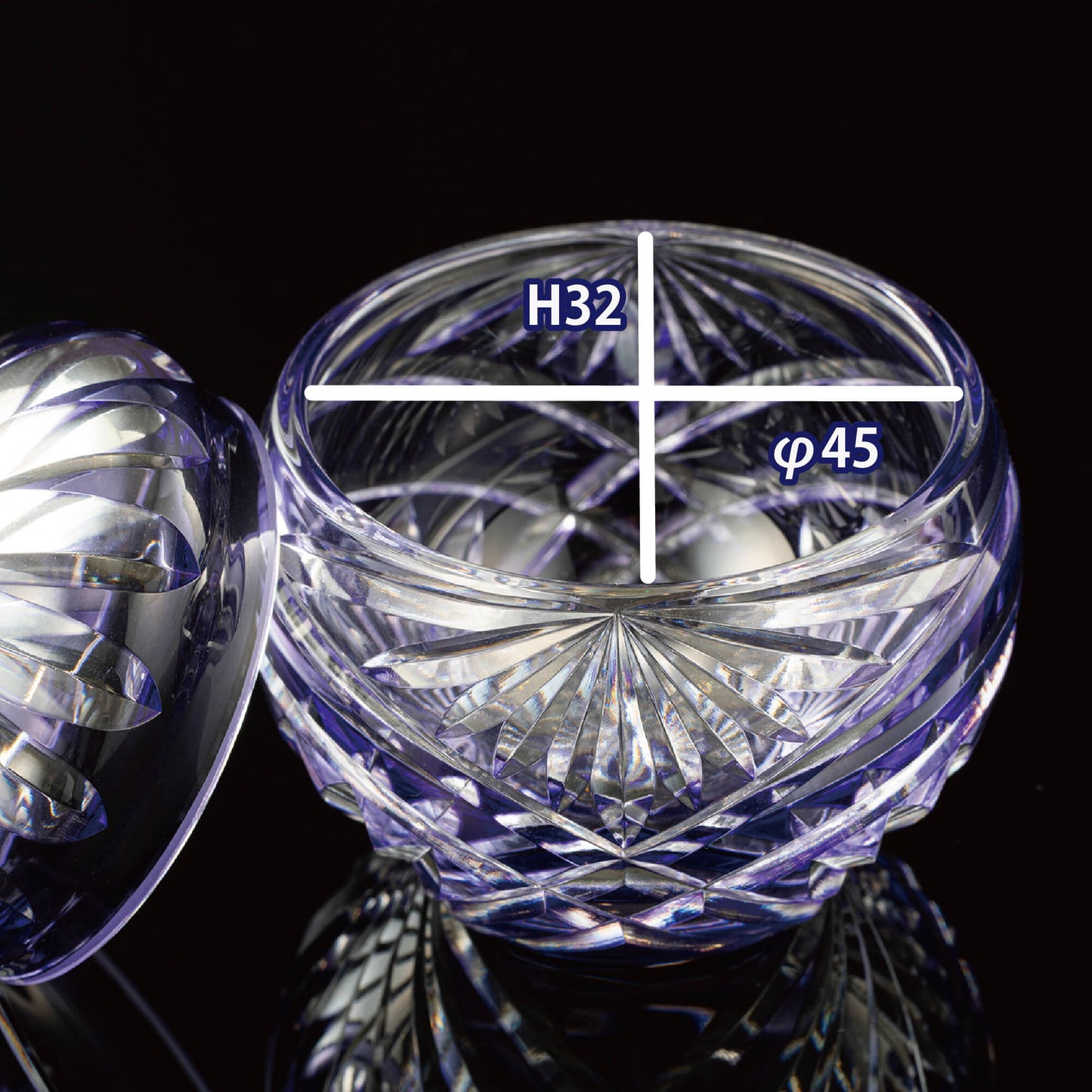 【メモリアルケース】江戸切子S NK002