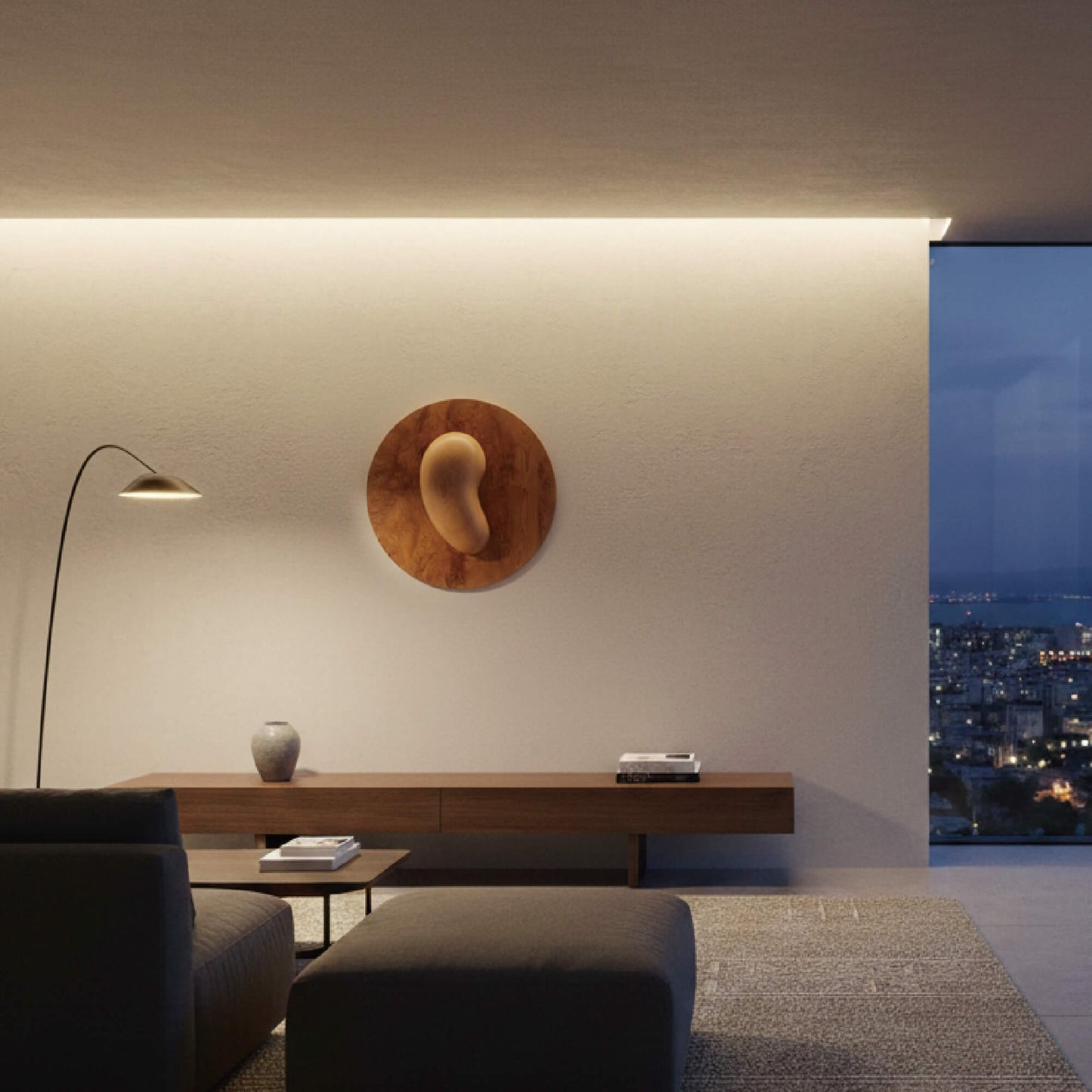 【祈りアート】まがたま円相・屋久杉 生命の記憶 P01