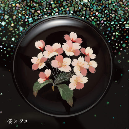 【メモリアルケース】はな蒔絵　K006