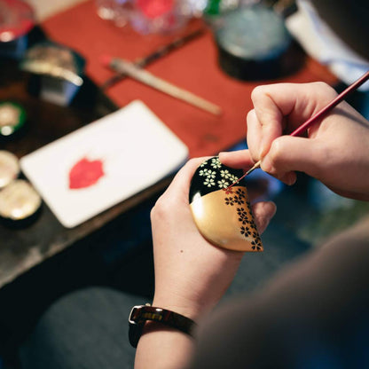 【メモリアルケース】はな蒔絵　K006