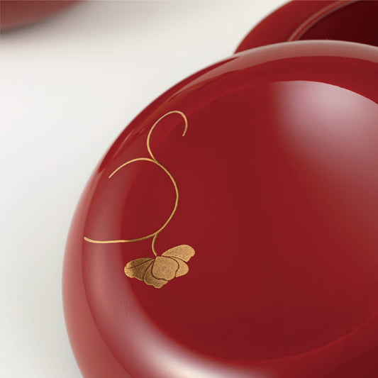 【メモリアルケース】こゆりシリーズ　輪島塗　朱　K011