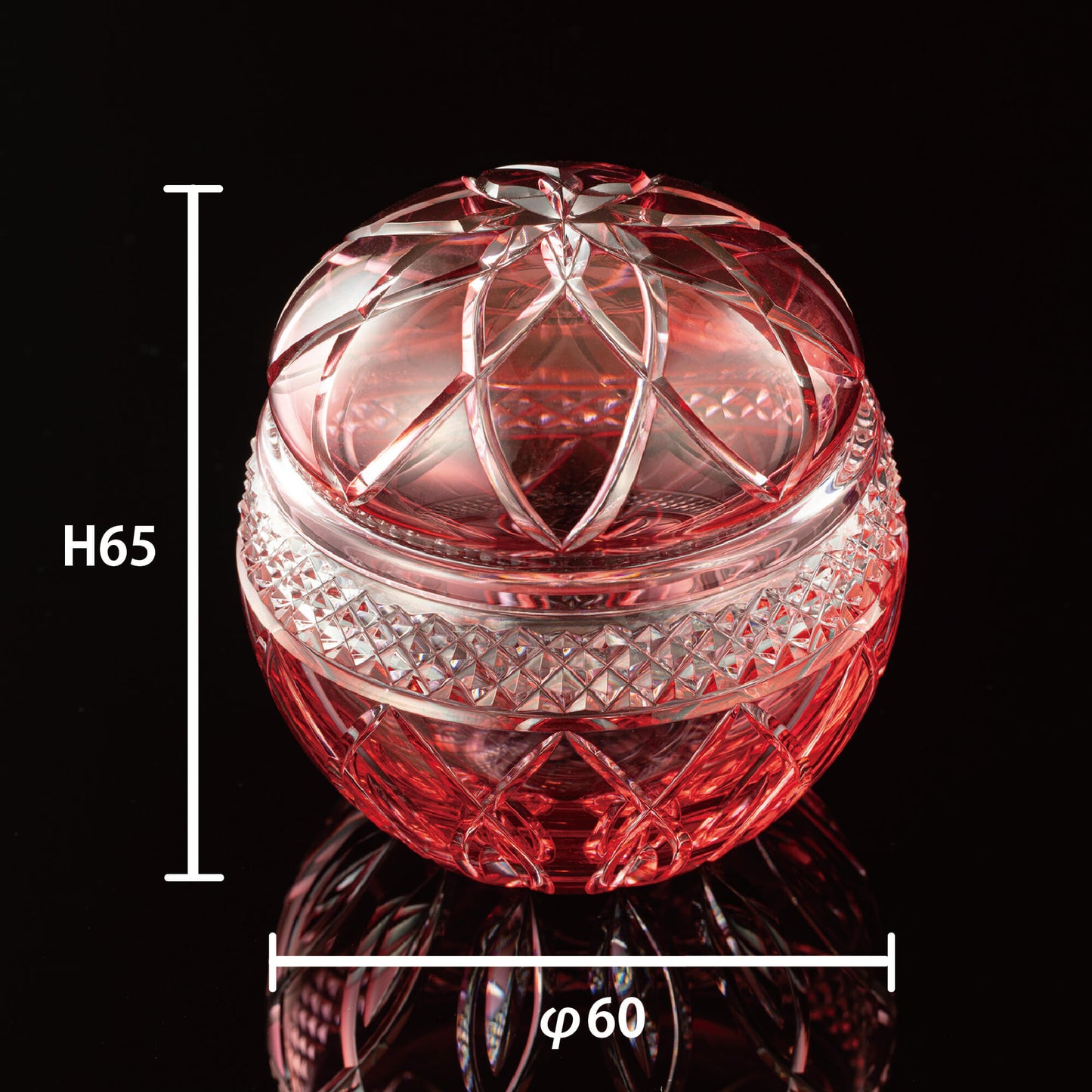 【メモリアルケース】江戸切子S 　NK002