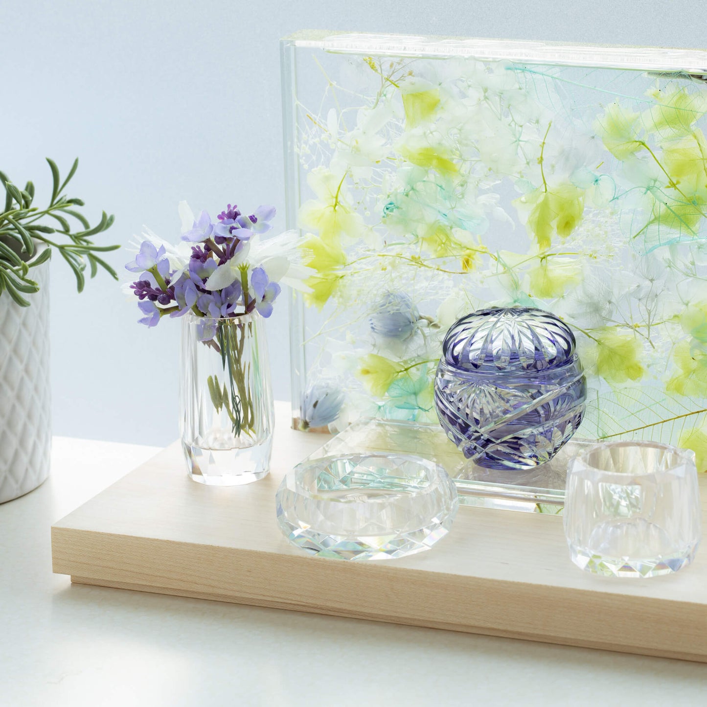 【メモリアルケース】江戸切子S 　NK002