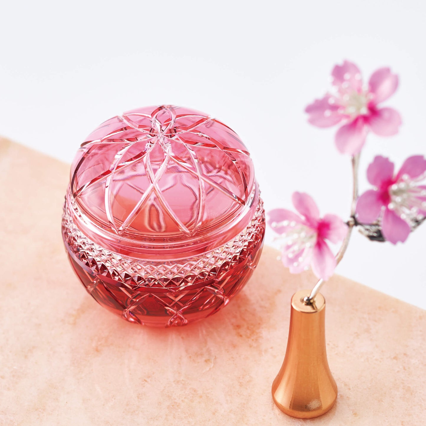 【メモリアルケース】江戸切子S 　NK002