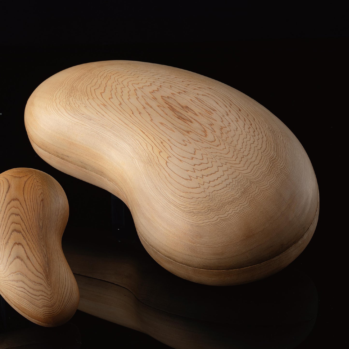 【祈りアート】まがたま円相・屋久杉　生命の記憶　P01