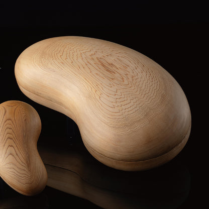 【祈りアート】まがたま円相・屋久杉　生命の記憶　P01