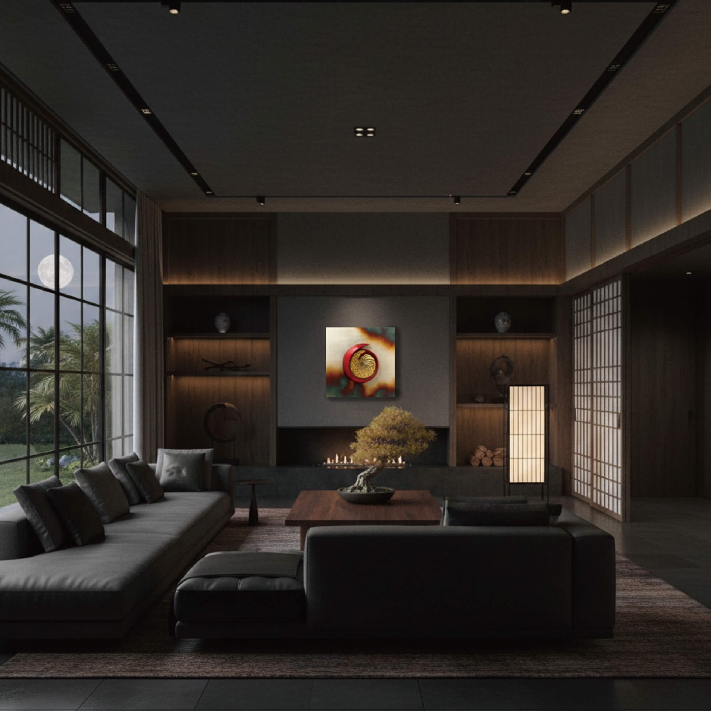 【祈りアート】うず玉　天地の記憶　P03