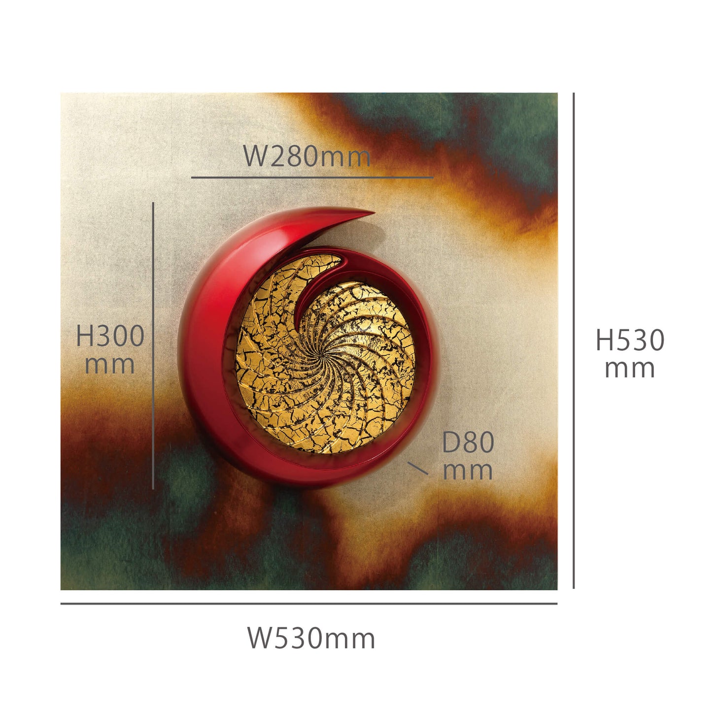 【祈りアート】うず玉　天地の記憶　P03