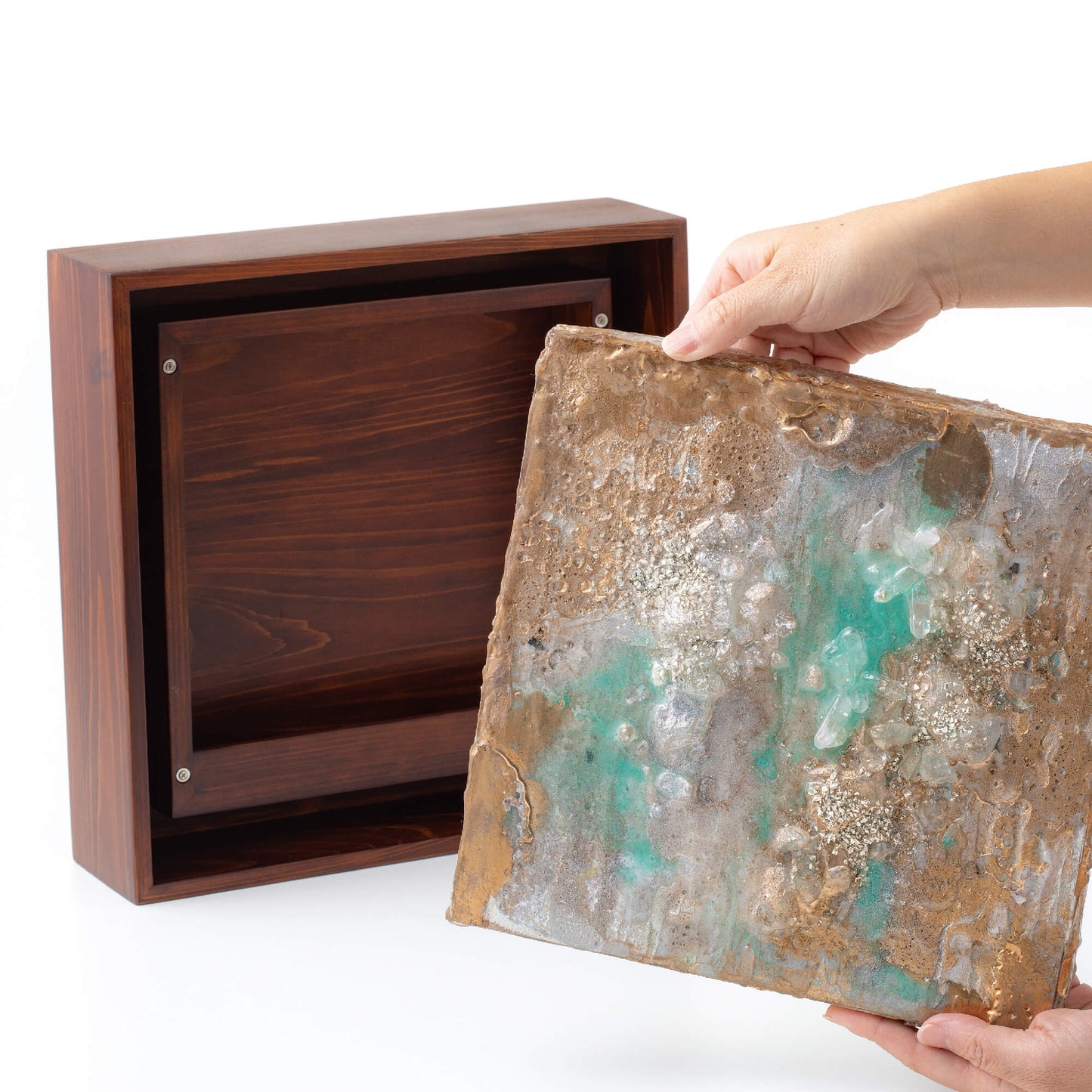 【祈りアート】SOU 光流シリーズ 30角 水晶入 P16