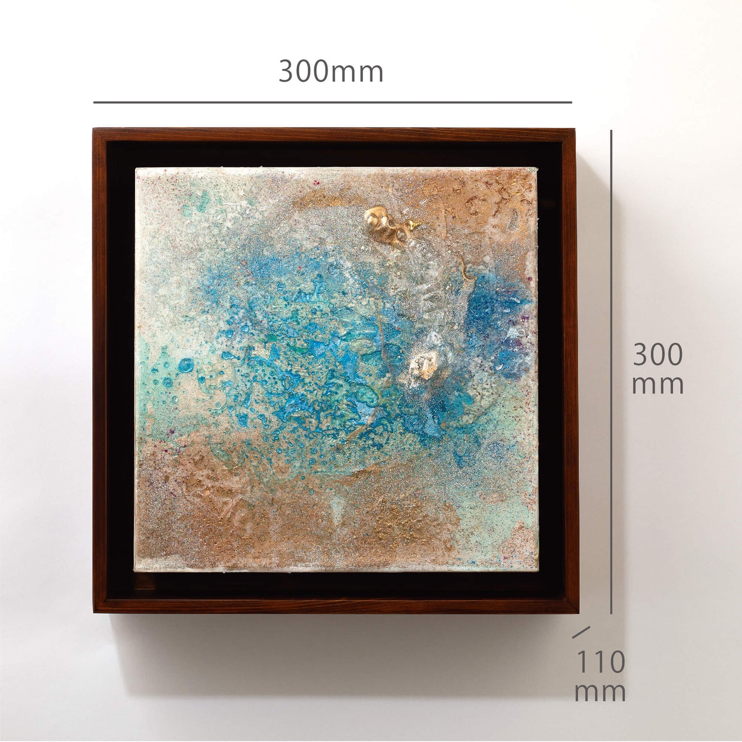 【祈りアート】SOU 光流シリーズ 30角 水晶入 P16