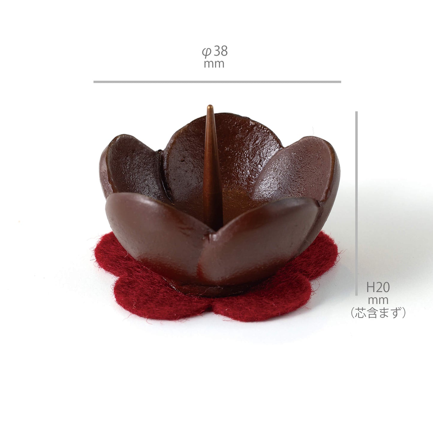 【お道具（火立）】うめ燭台  小 SB19