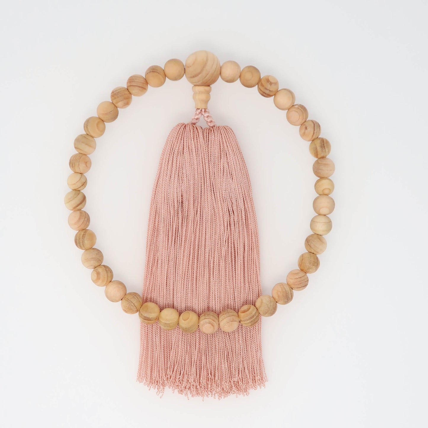 【念珠】ibuki 熊野ヒノキ 片手尺2 共仕立 本絹  SN001　