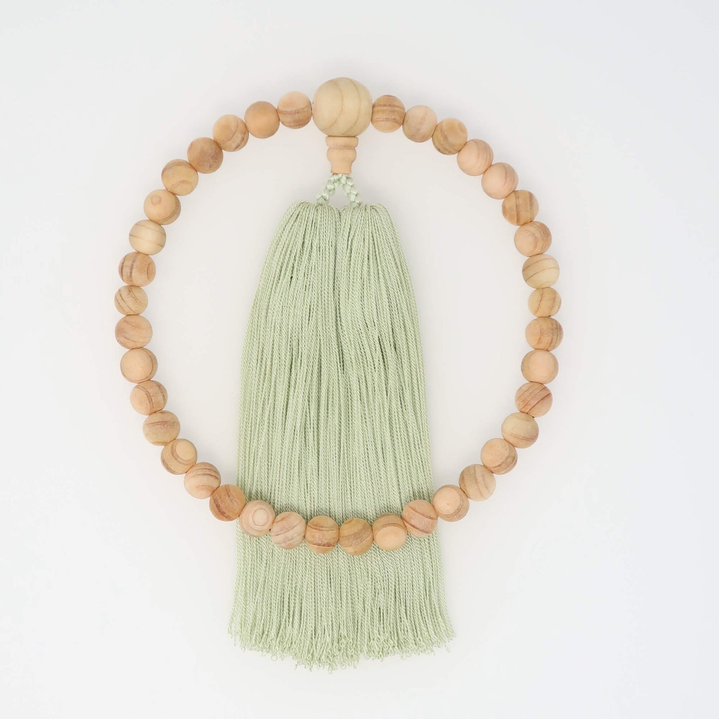 【念珠】ibuki 熊野ヒノキ 片手尺2 共仕立 本絹  SN001　