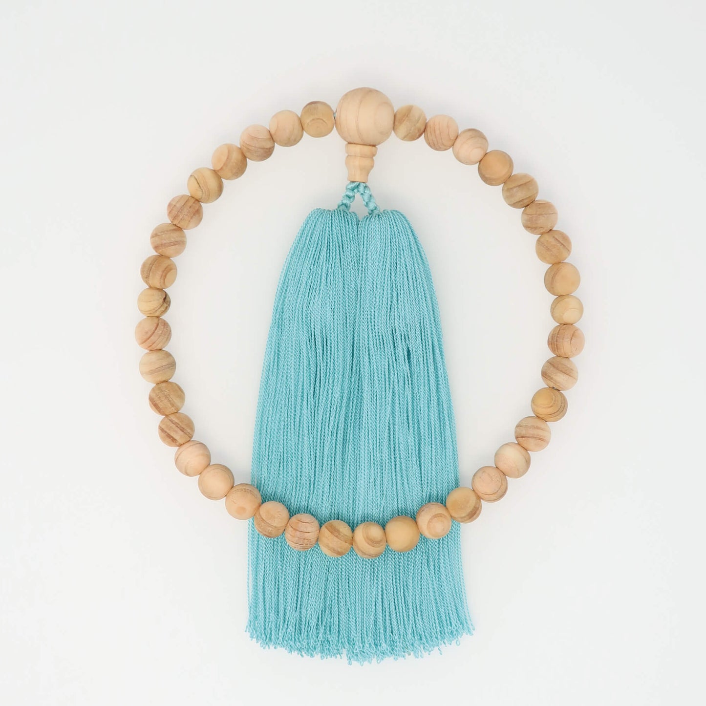 【念珠】ibuki 熊野ヒノキ 片手尺2 共仕立 本絹  SN001　