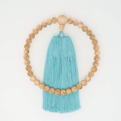 【念珠】ibuki 熊野ヒノキ 片手尺2 共仕立 本絹  SN001　