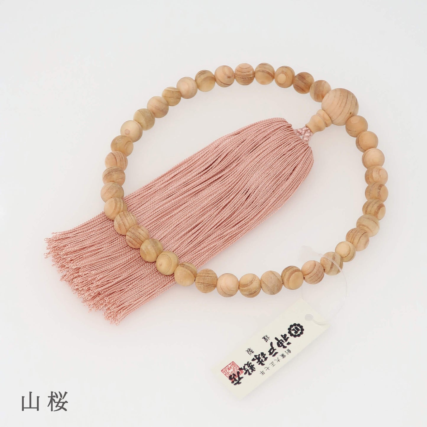 【念珠】ibuki 熊野ヒノキ 片手尺2 共仕立 本絹  SN001　