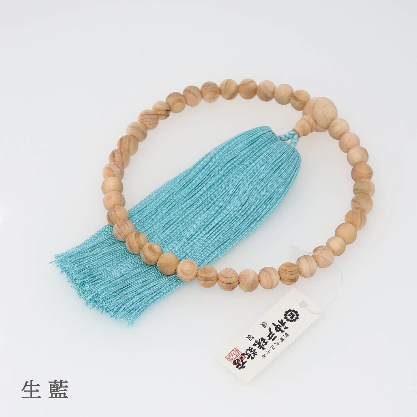 【念珠】ibuki 熊野ヒノキ 片手尺2 共仕立 本絹  SN001　