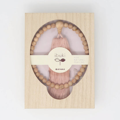 【念珠】ibuki 熊野ヒノキ 片手尺2 共仕立 本絹  SN001　