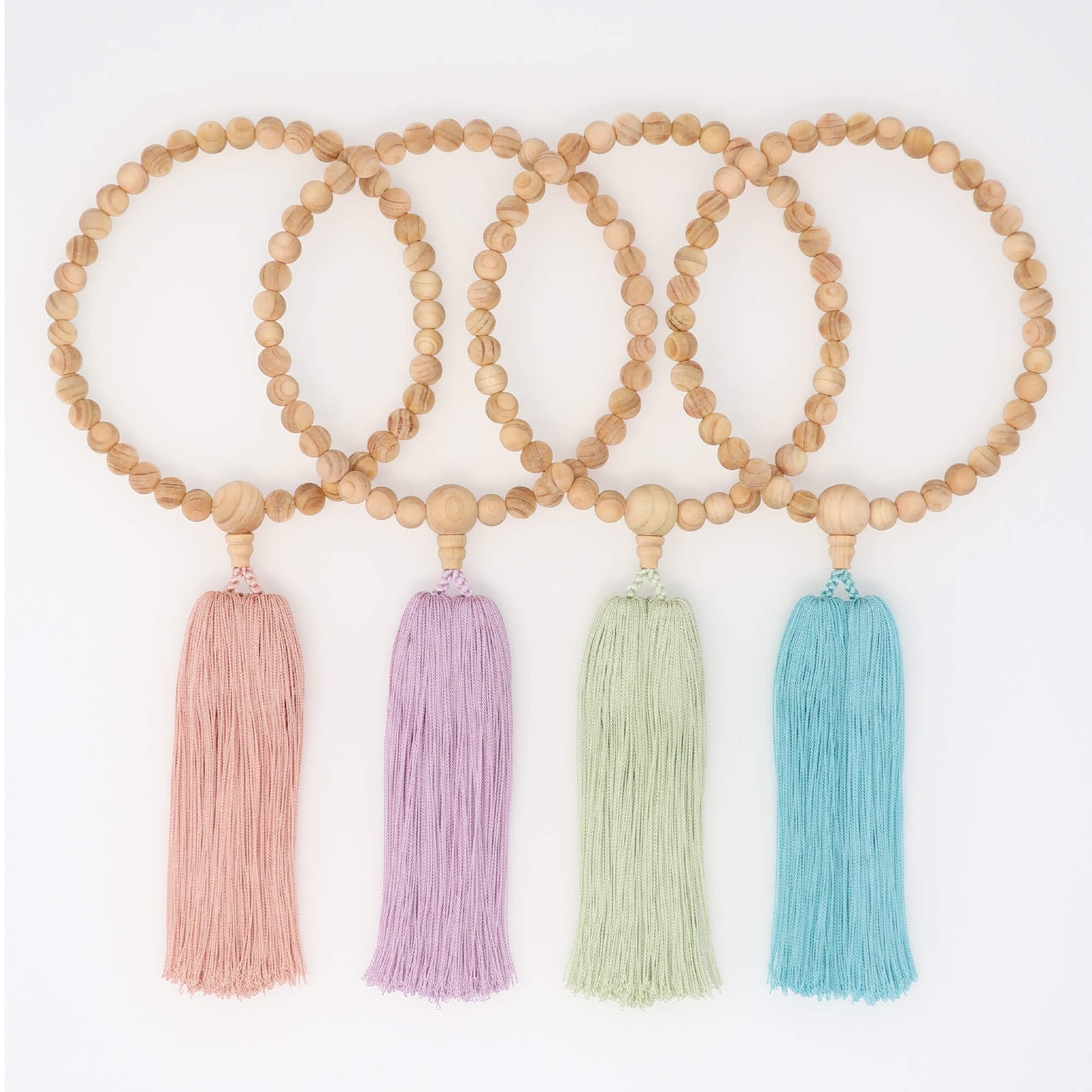 【念珠】ibuki 熊野ヒノキ 片手尺2 共仕立 本絹  SN001　