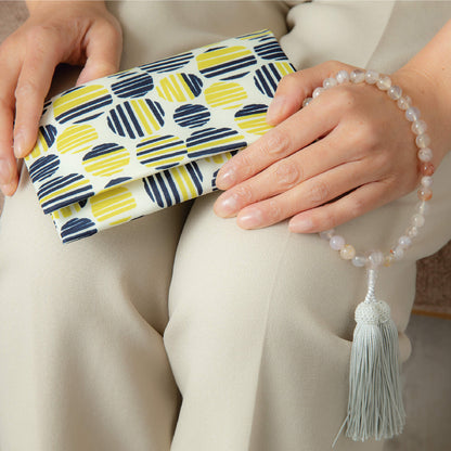 【念珠】桜瑪瑙 片手8mm 共仕立 本絹頭房  SN008