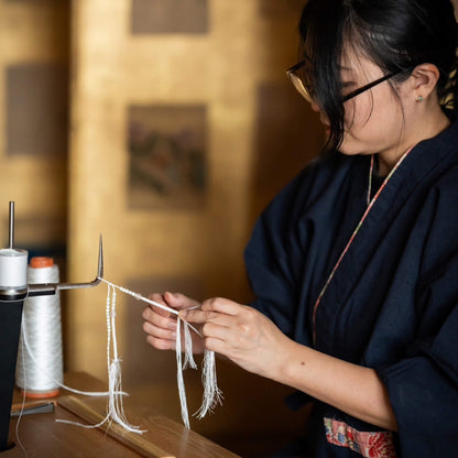 【念珠】桜瑪瑙 片手8mm 共仕立 本絹頭房  SN008