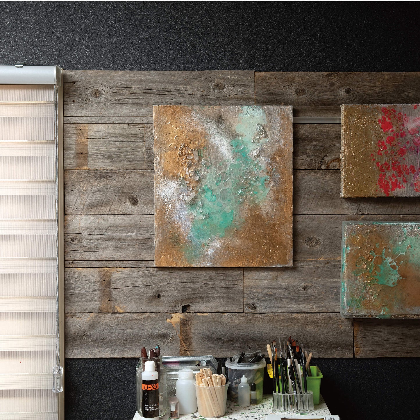 【祈りアート】SOU 光流シリーズ 30角 水晶入 P16