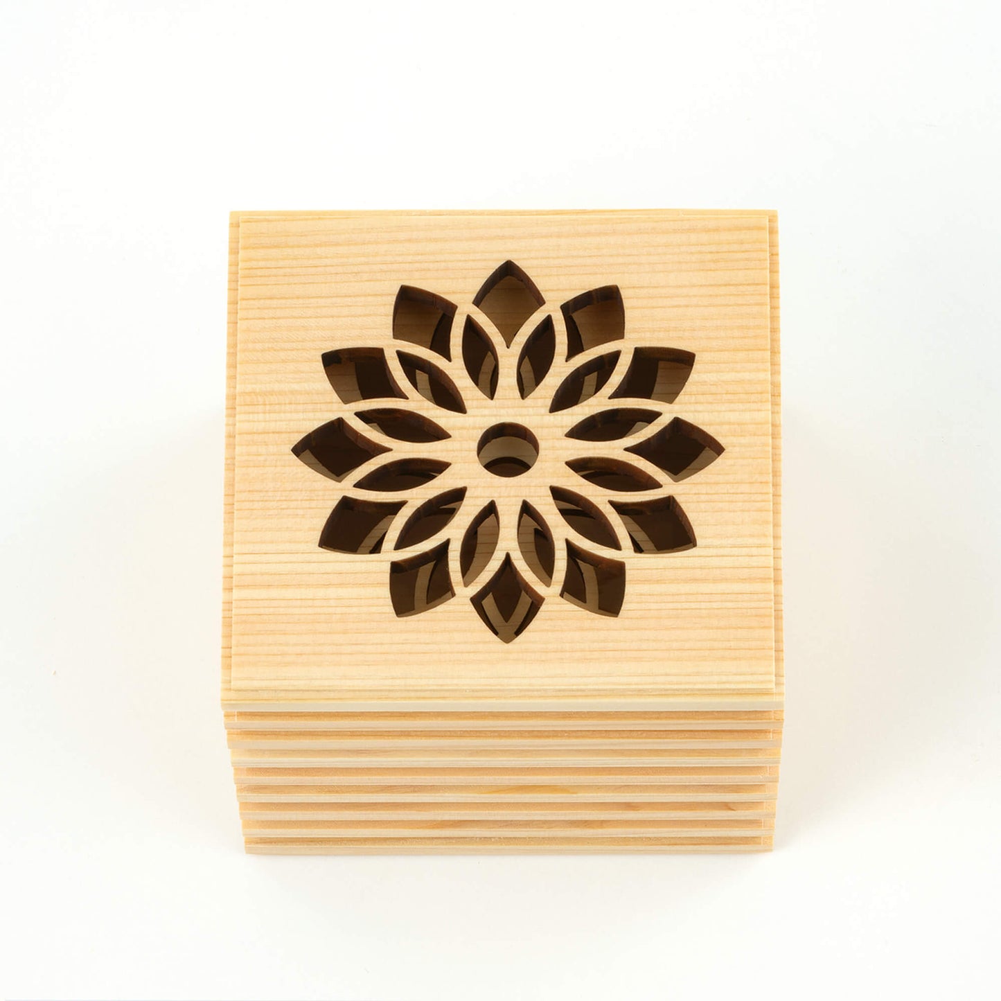 【メモリアルケース】こゆりシリーズ　ライン透かし箱 　T001