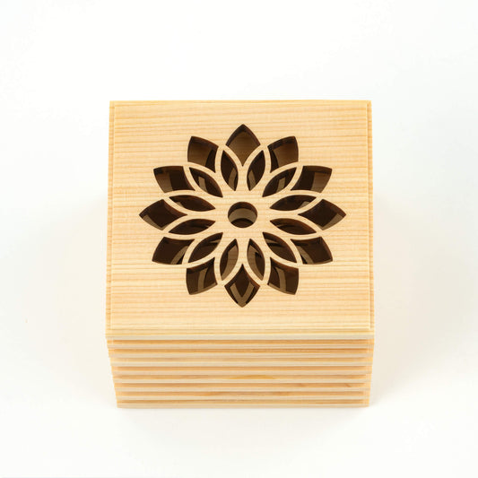 【メモリアルケース】こゆりシリーズ　ライン透かし箱 　T001