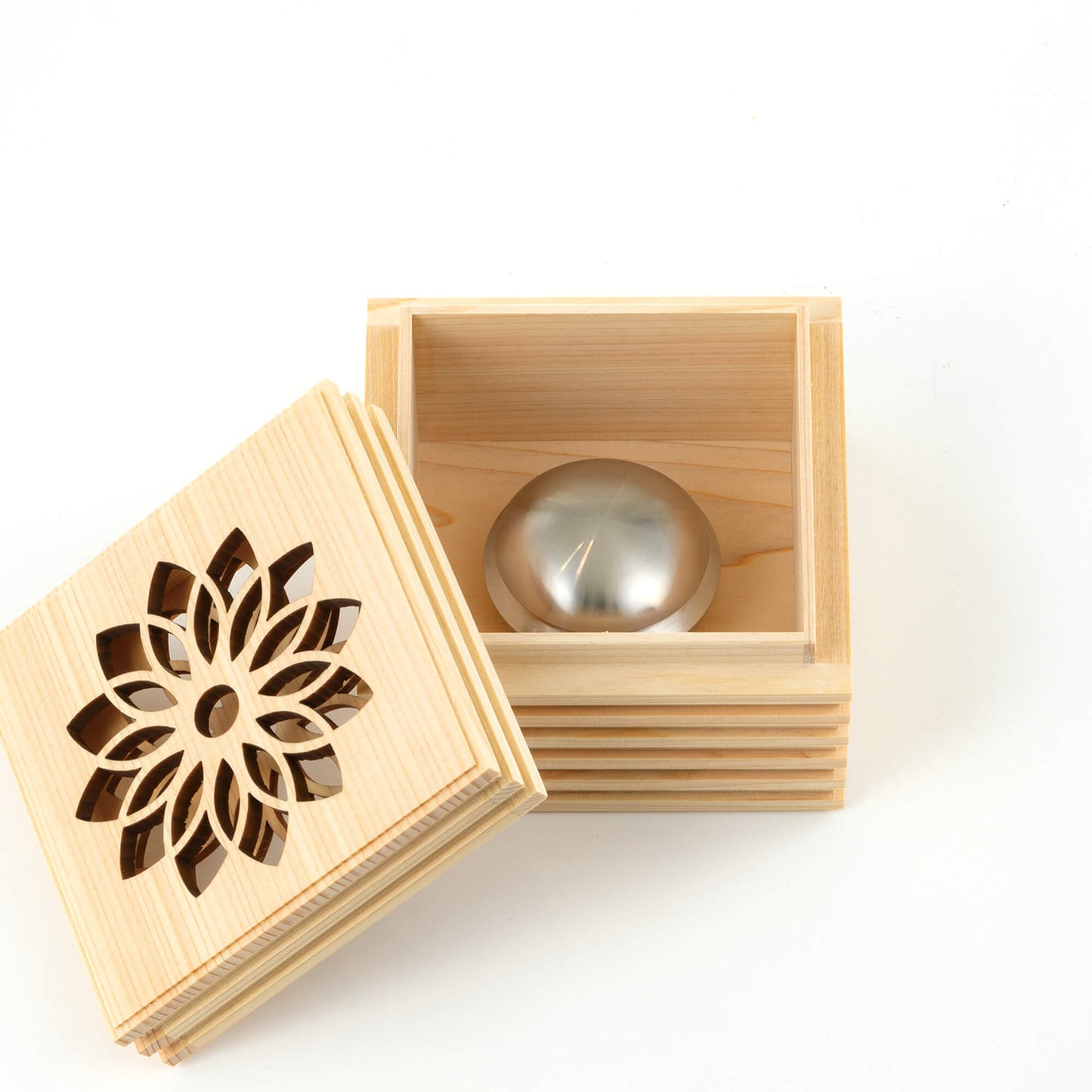 【メモリアルケース】こゆりシリーズ　ライン透かし箱 　T001