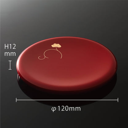 【お道具】こゆりシリーズ　輪島塗　お供え皿　T005